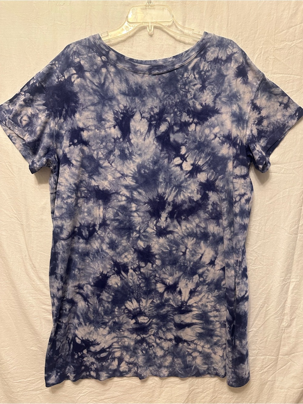 Old Navy “This Is So You” Blue Tie-Dye Tee | Women’s Plus 2X 100% cotton Top